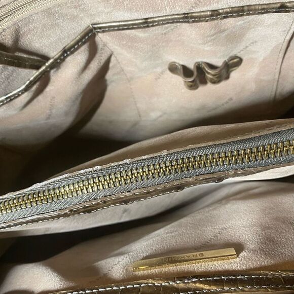 BRAHMIN Joan Women’s Large 15X6.5X11 Golden Tan - Picture 4 of 10